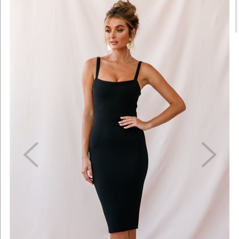 Selfie Leslie Black Dress Size M